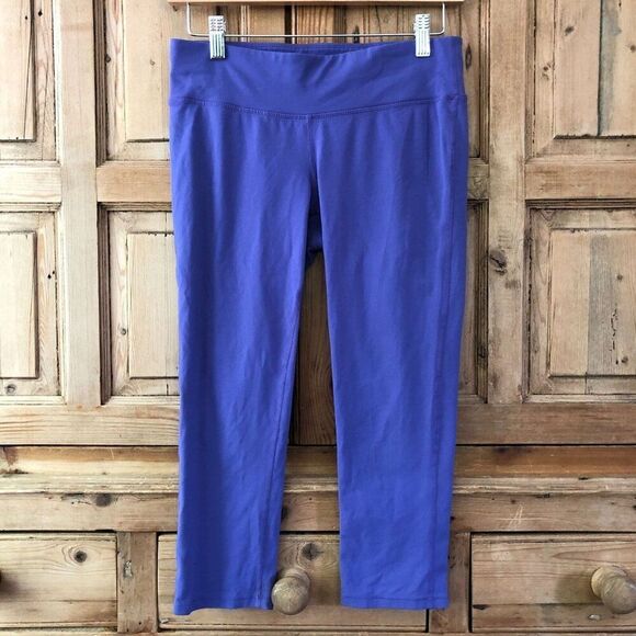 Women's prAna Small Purple Cropped Leggings Athletic Outdoor‎ Casual Hiking - Picture 1 of 7